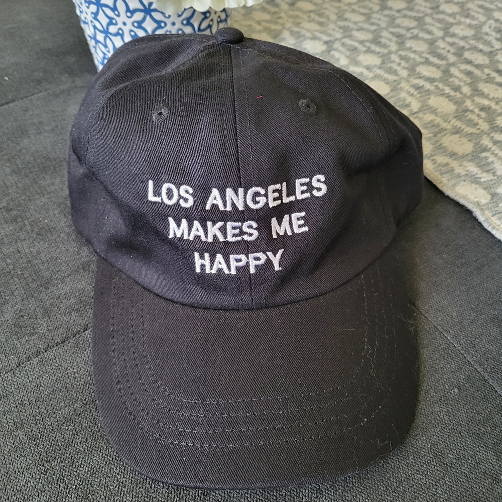 Ball cap "LOS ANGELES MAKES ME HAPPY". - Picture 3 of 3